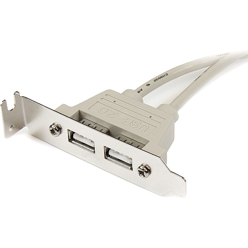 StarTech 2 Port Usb Lp Slot Plate Adapter (USBPLATELP)