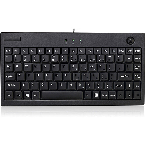 Adesso Miniusb Keyboard W/optical Trackball (bl (AKB310UB)