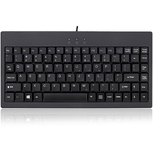 Adesso Mini Usb Keyboard W/ps/2 Adaptor (AKB110B)
