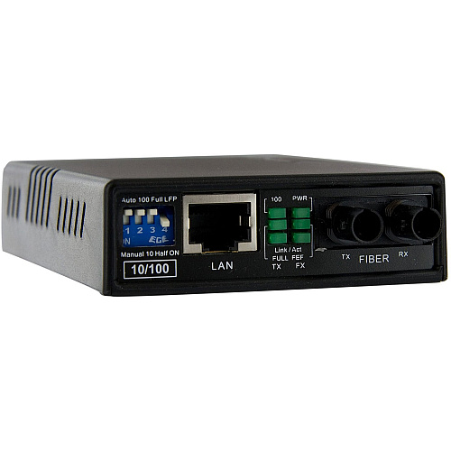 StarTech Mm Fiber Ethernet Media Converter St 2km (MCM110ST2)