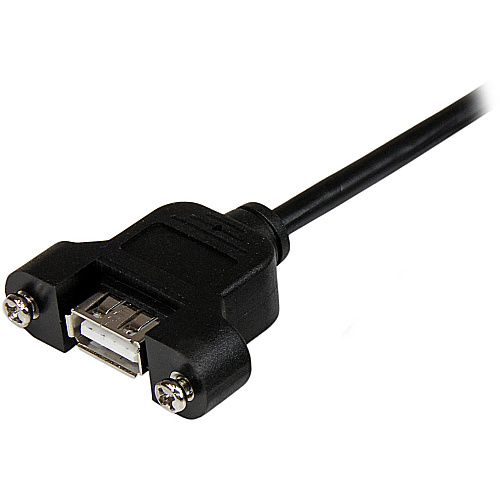 StarTech 1 Ft Panel Mount Usb Cable A To A - F/m (USBPNLAFAM1)