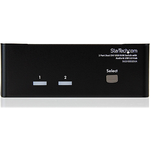 StarTech 2 Port Dual Dvi Usb Kvm Switch (SV231DD2DUA)