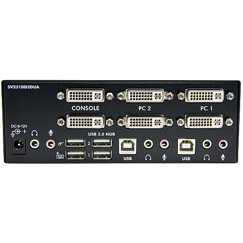 StarTech 2 Port Dual Dvi Usb Kvm Switch (SV231DD2DUA)