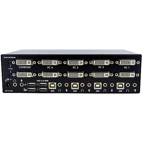 StarTech 4 Port Dual Dvi Usb Kvm Switch (SV431DD2DUA)