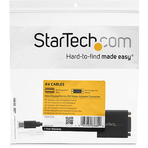 StarTech Mini Displayport To Dvi Adapter - Dvi-d (MDP2DVI)