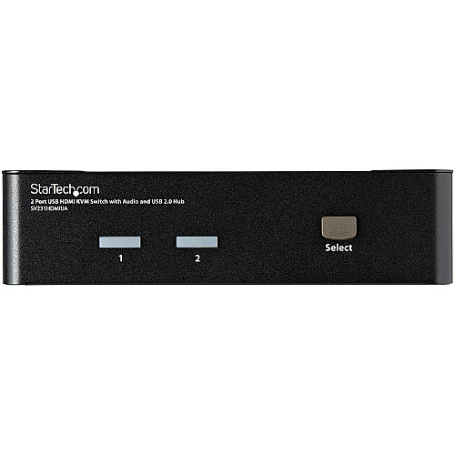 StarTech 2 Port Usb Hdmi Kvm Switch W/ Audio (SV231HDMIUA)