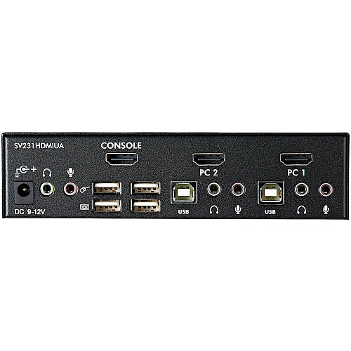 StarTech 2 Port Usb Hdmi Kvm Switch W/ Audio (SV231HDMIUA)