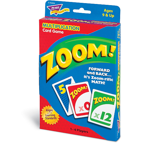 TREND Zoom Math Card Game, Ages 9 and Up, 100 Cards/Set (T76304)