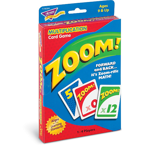 TREND Zoom Math Card Game, Ages 9 and Up, 100 Cards/Set (T76304)