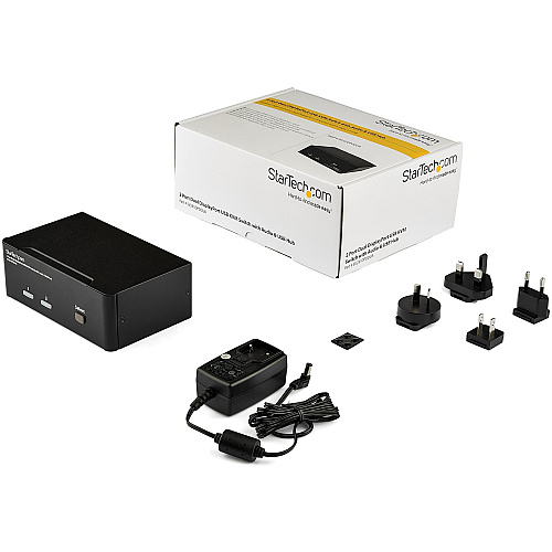 StarTech 2 Port Dual Displayport Usb Kvm Switch (SV231DPDDUA)