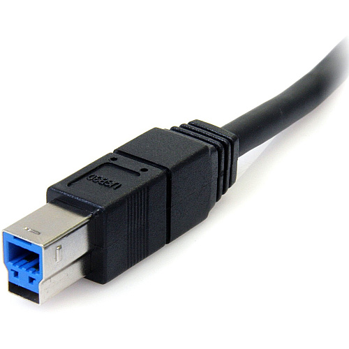 StarTech 6 Ft Black Superspeed Usb 3.0 Cable Ab (USB3SAB6BK)