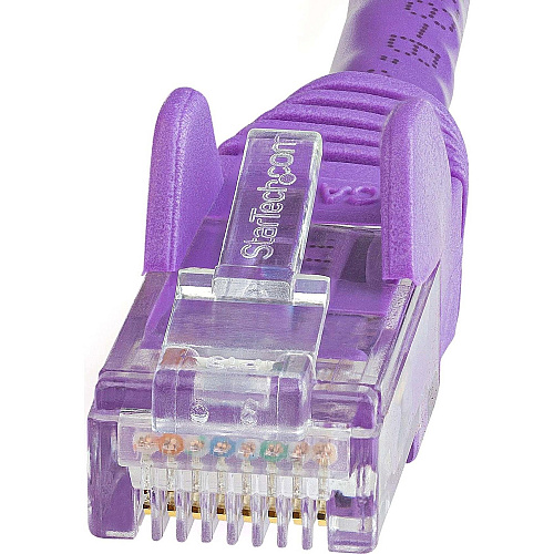 StarTech 75ft Cat6 Ethernet Cable Purple 100w Poe (N6PATCH75PL)