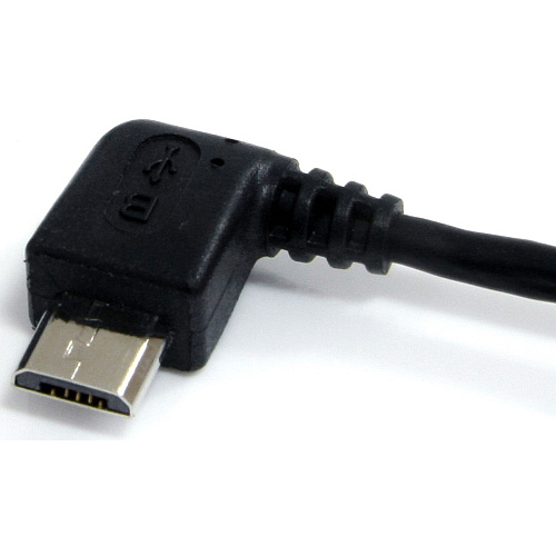 StarTech 6 Ft Usb To Left Angle Micro Usb Cable (UUSBHAUB6LA)
