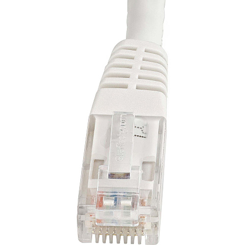 StarTech 1ft Cat6 Ethernet Cable White Cat 6 Poe (C6PATCH1WH)