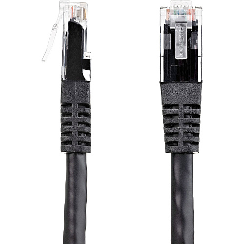 StarTech 8ft Cat6 Ethernet Cable Black Cat 6 Poe (C6PATCH8BK)