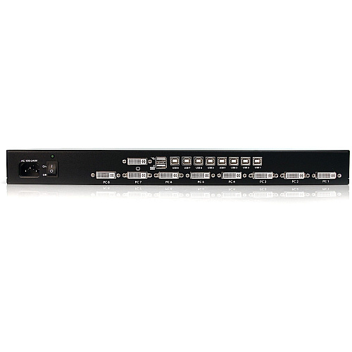 StarTech 8 Port 1u Rackmount Dvi Usb Kvm Switch (SV831DVIU)