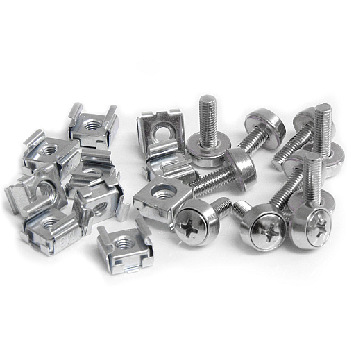 StarTech 50 Pkg M5 Mounting Screws And Cage Nuts (CABSCREWM5)