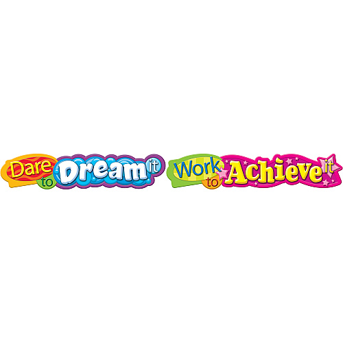 TREND Dare To Dream Expressions Banner 10 ft Height - Assorted (T25053)