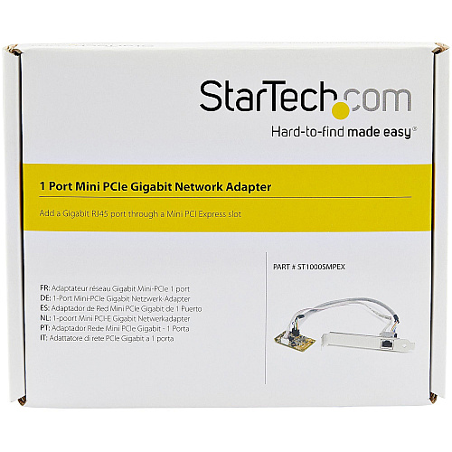 StarTech Mini Pcie Gigabit Network Adapter Card (ST1000SMPEX)