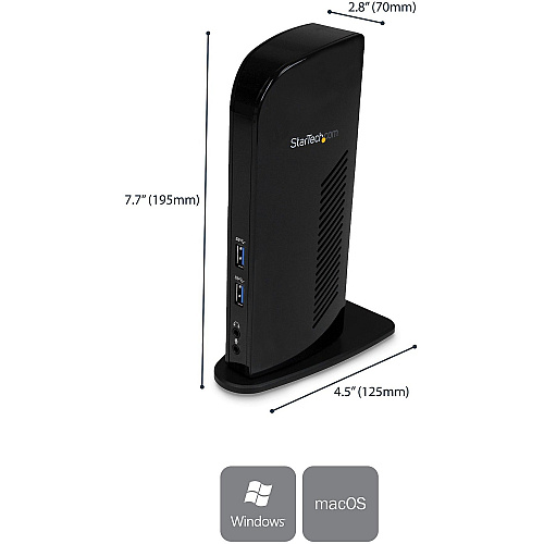 StarTech Docking Station - Usb 3.0 W/ Hdmi & Dvi (USB3SDOCKHD)