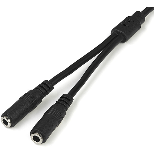 StarTech Slim Stereo Splitter Cable 3.5 To 2x 3. (MUY1MFFS)