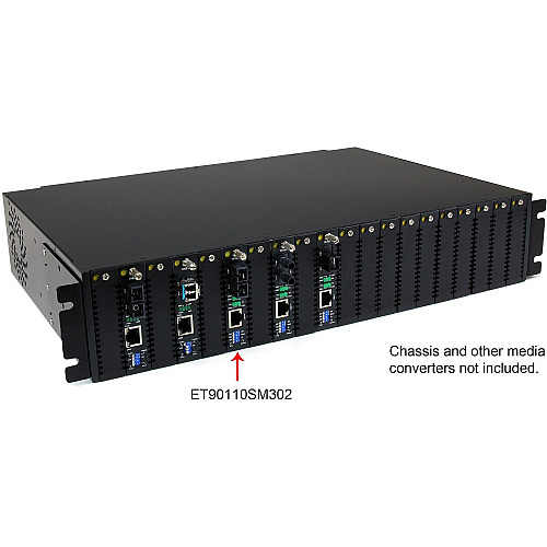 StarTech Ethernet To Sc Sm Fiber Media Converter (ET90110SM302)