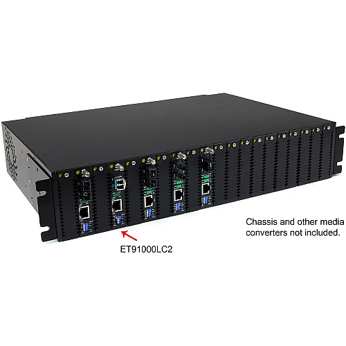 StarTech Fiber Media Converter Gigabit Fibre Lc (ET91000LC2)