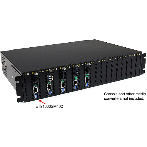 StarTech Gigabit Ethernet Sm Fiber Converter Sc (ET91000SM402)