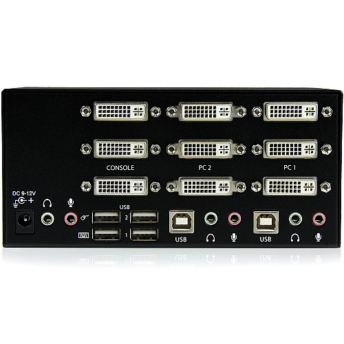 StarTech 2 Port Triple Monitor Dvi Usb Kvm (SV231TDVIUA)