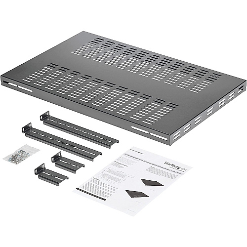 StarTech 1u 19 Adjustable Vented Rack Mount Shelf (ADJSHELFHDV)