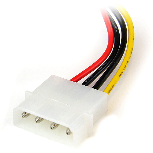 StarTech 6in Lp4 To Left Angle Sata Adapter (SATAPOWADPL)