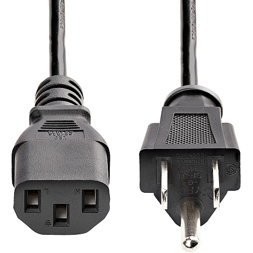 StarTech 3ft Heavy Duty Power Cord Nema 5-15p/c13 (PXT101143)