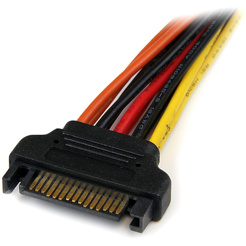 StarTech 6in Latching Sata Power Y Splitter Cable (PYO2LSATA)