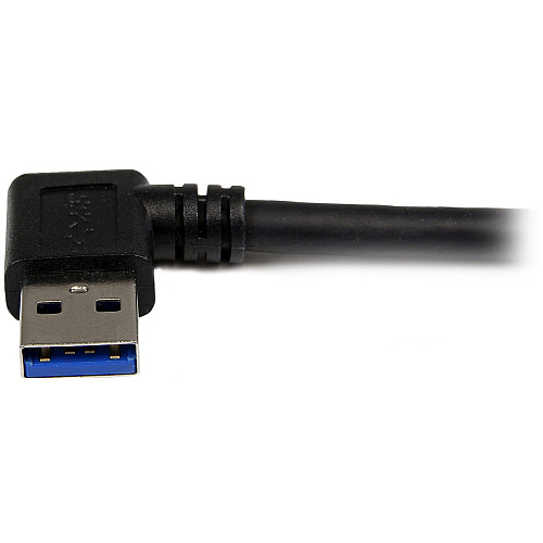 StarTech 1m Black Usb 3 Cable Right Angle A To B (USB3SAB1MRA)