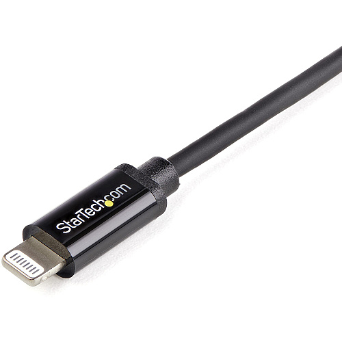 StarTech 2m Black 8-pin Lightning To Usb Cable (USBLT2MB)