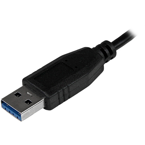 StarTech Portable 4 Port Mini Usb 3.0 Hub - Black (ST4300MINU3B)