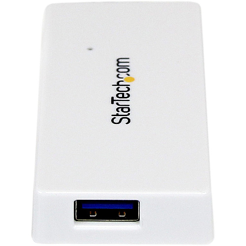 StarTech Portable 4 Port Mini Usb 3.0 Hub - White (ST4300MINU3W)