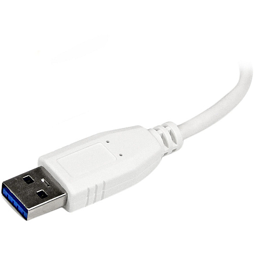 StarTech Portable 4 Port Mini Usb 3.0 Hub - White (ST4300MINU3W)