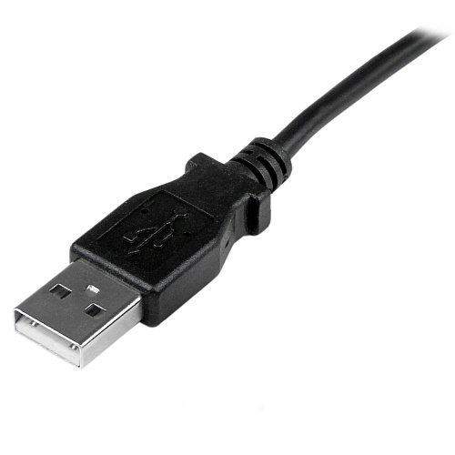StarTech 1m Usb To Up Angle Mini Usb Cable (USBAMB1MU)