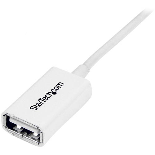 StarTech 3m White Usb 2.0 Extension Cable-m/f (USBEXTPAA3MW)