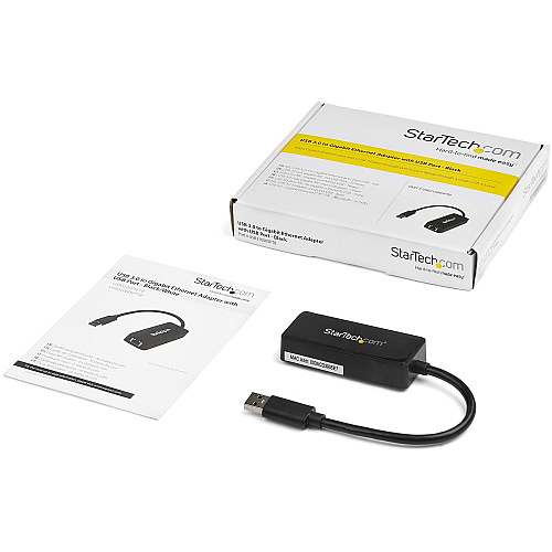 StarTech Gigabit Usb 3.0 Nic W/ Usb Port (USB31000SPTB)
