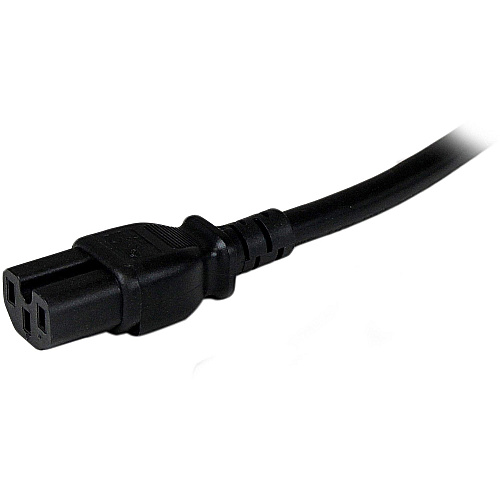 StarTech 4ft Heavy Duty Power Cord Nema 5-15p/c15 (PXT515C154)