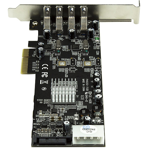 StarTech 4 Port Pcie Usb 3.0 Card W/ 2 Channels (PEXUSB3S42V)