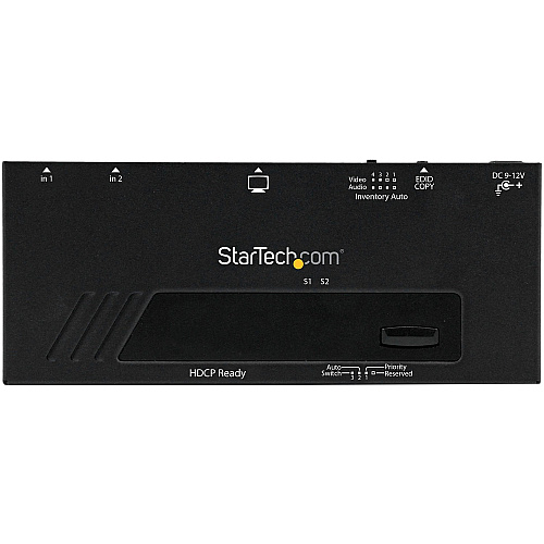 StarTech 2 Port Hdmi Switch W/ Automatic Priority (VS221HDQ)