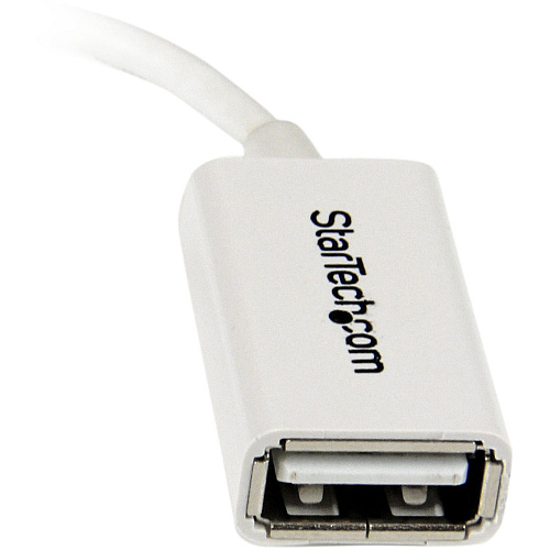 StarTech 5in White Micro Usb To Usb Otg Adapter (UUSBOTGW)