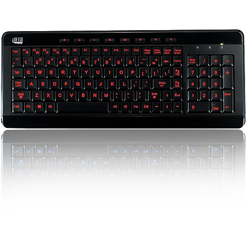 Adesso Slimtouch 3 Colors Illuminated Backlit (AKB120EB)