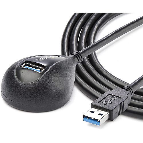 StarTech 5ft Black Usb 3 Desktop Extension Cable (USB3SEXT5DKB)
