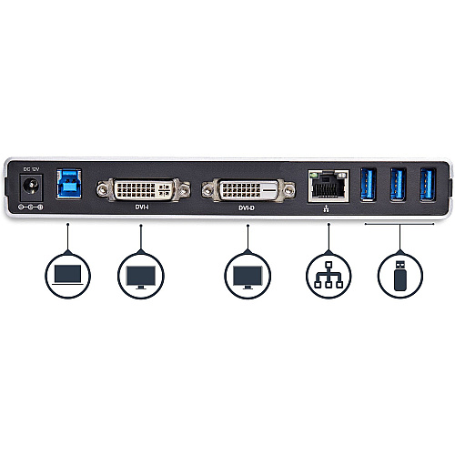 StarTech Docking Station - Dual-monitor Usb 3.0 (USB3SDOCKDD)