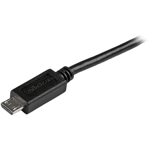 StarTech 6 Ft Slim Micro Usb Phone Charger Cable (USBAUB6BK)
