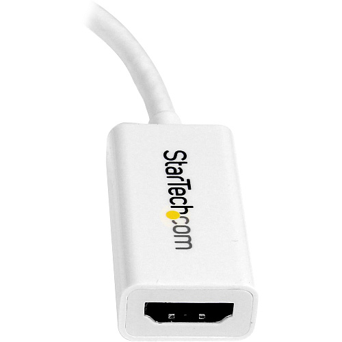 StarTech Mdp To Hdmi Adapter White - 4k Active (MDP2HD4KSW)